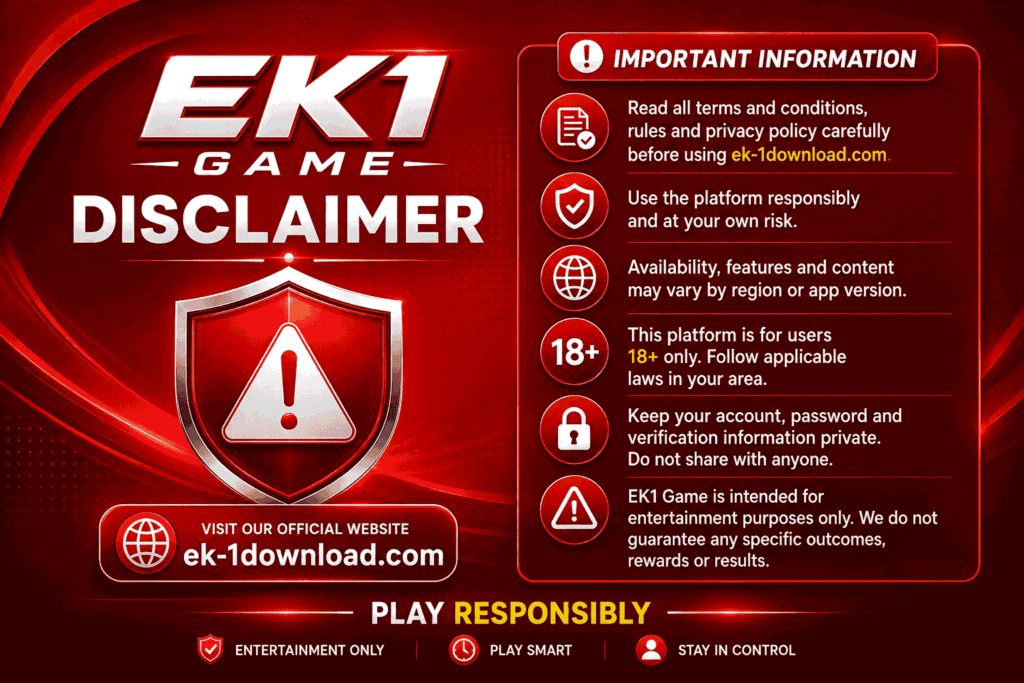 EK1 Game official-style gaming platform with EK1APK and EK1APP